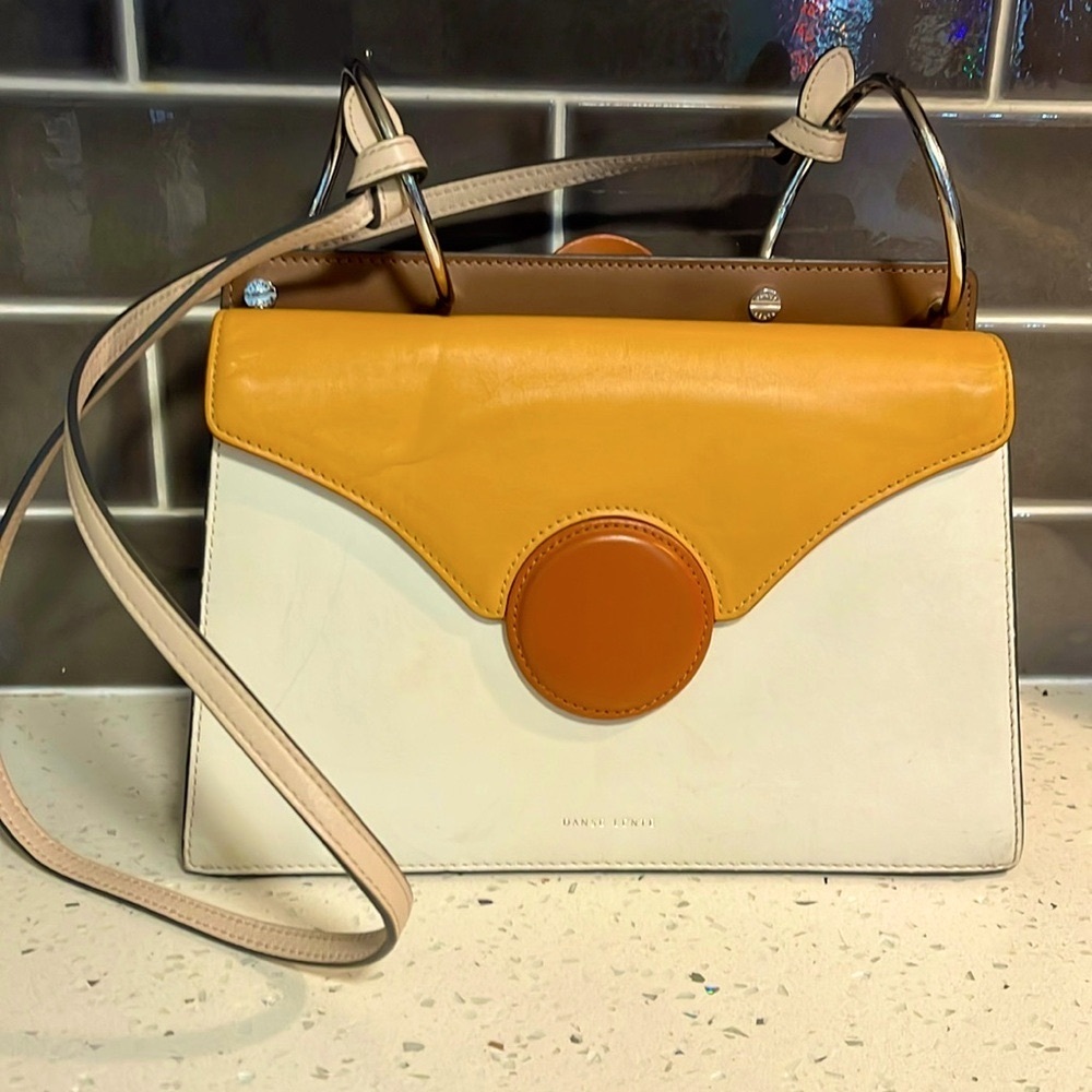 Danse Lente Phoebe Bag Purse Tan & Beige Leather - EUC!